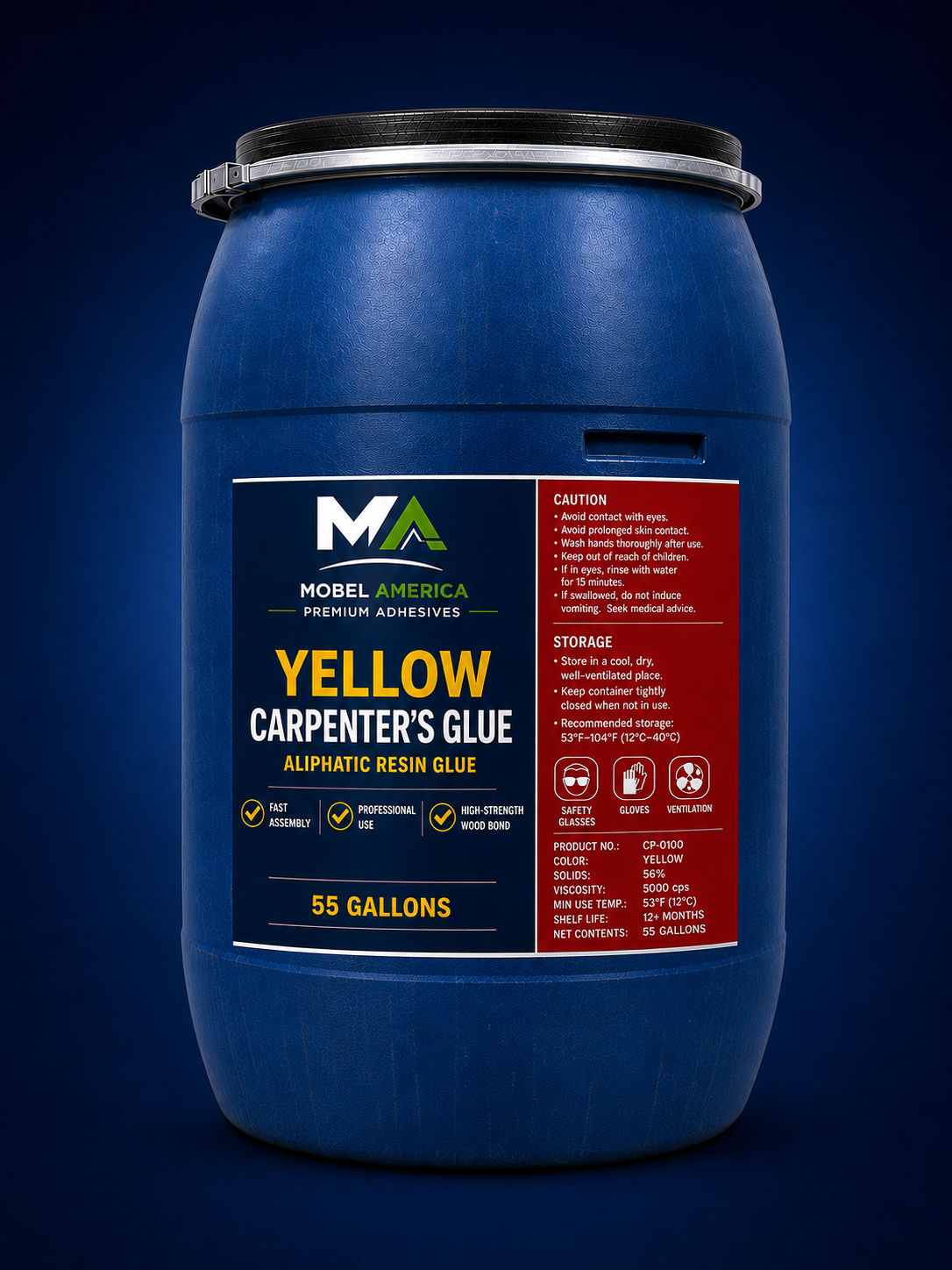 Wood Glue 55 Gal- PVA Original