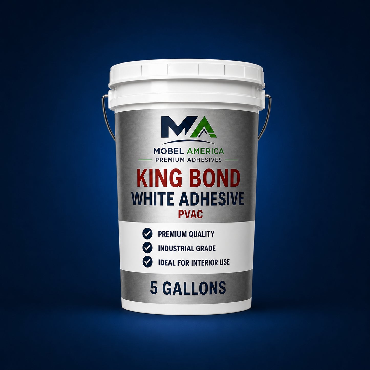 Mobel America King Bond White Adhesive (PVAC) 5 Gallons
