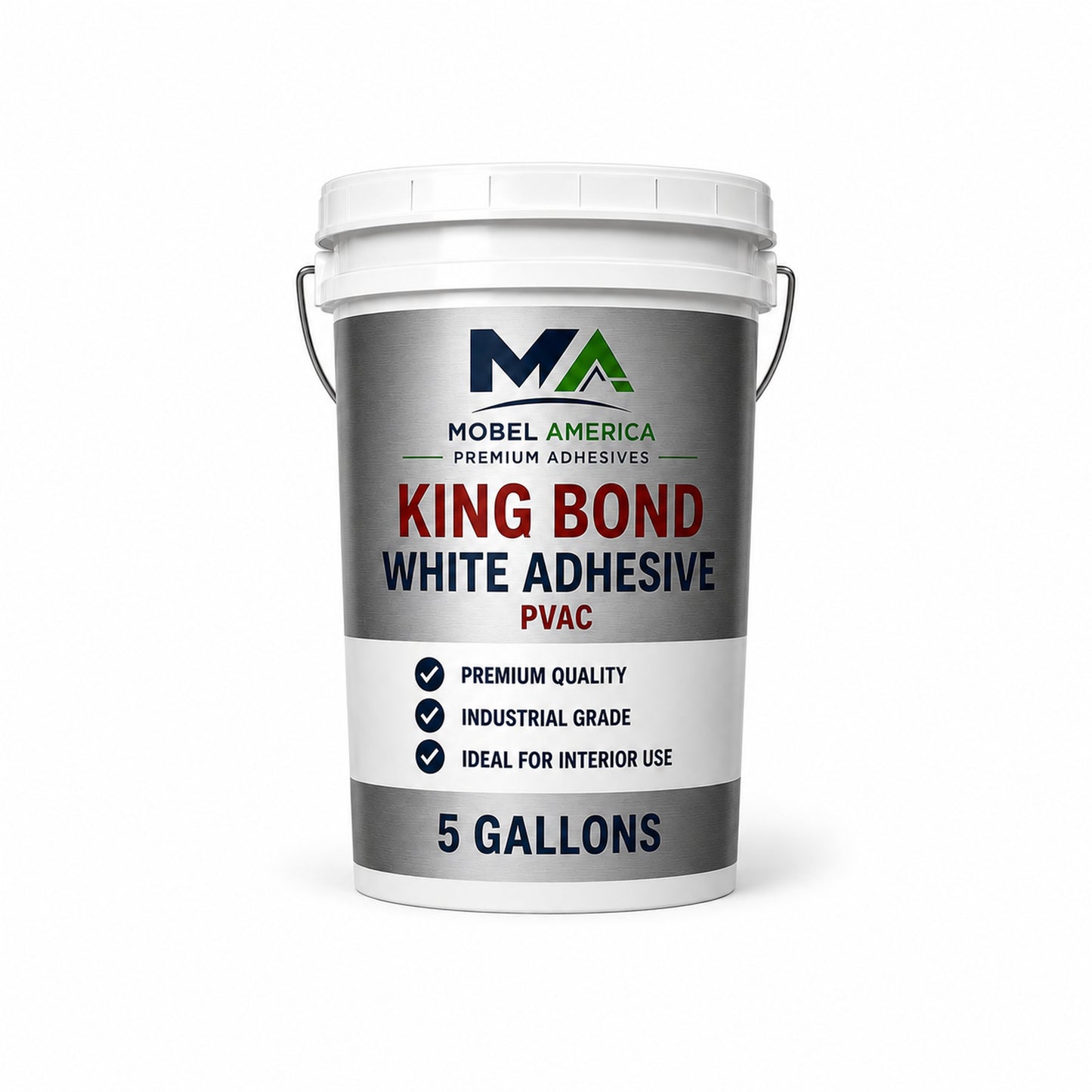 Mobel America King Bond White Adhesive (PVAC) 5 Gallons