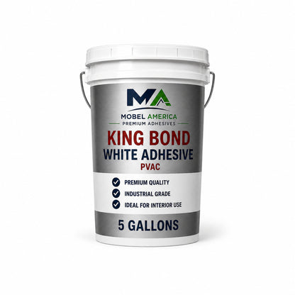 Mobel America King Bond White Adhesive (PVAC) 5 Gallons